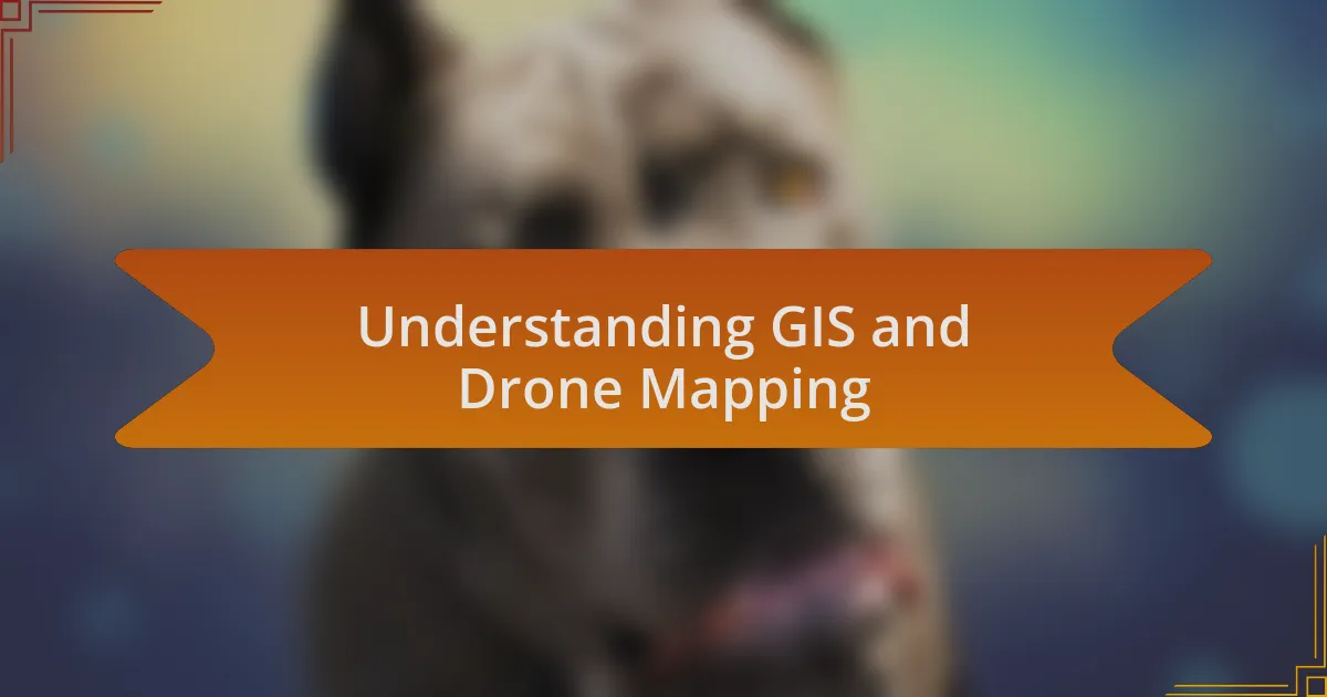 Understanding GIS and Drone Mapping